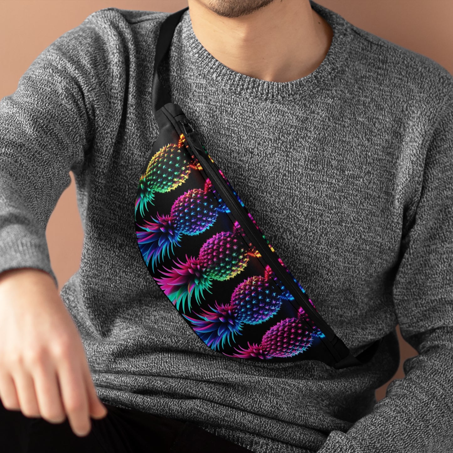 ⚡ Fanny Pack – Neon After Dark 🍍⚡