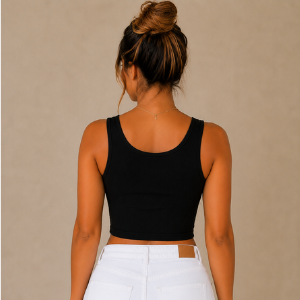 π€ The Essential Crop Tank β Fitted & Customizable