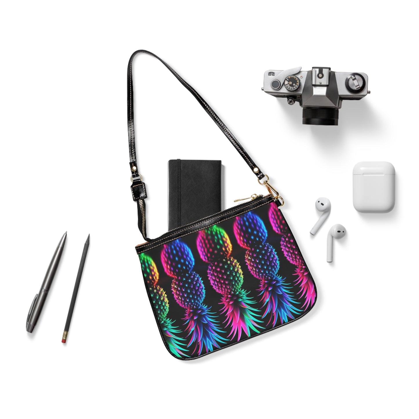 ⚡ Crossbody Bag – Neon After Dark 🍍⚡