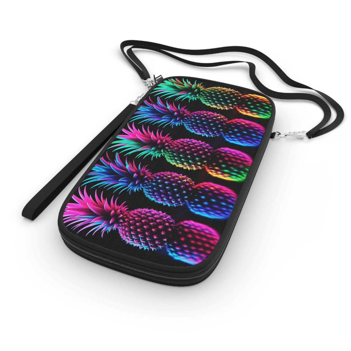 ⚡ Passport Wallet – Neon After Dark 🍍⚡