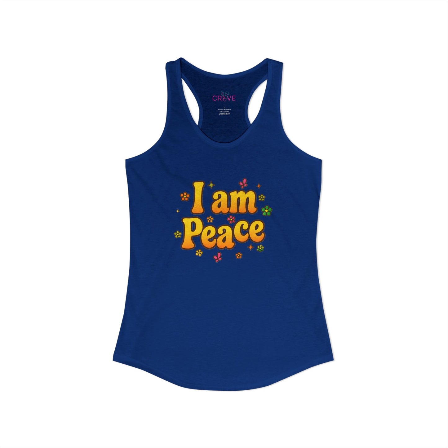 🔥 I'm Peace - Tank top- Groovy Matching Retro Shirt-, bright 70's vibe, Couple shirt