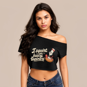 🖤 Off-Duty Crush Crop – Oversized & Unbothered