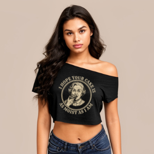 🖤 Off-Duty Crush Crop – Oversized & Unbothered