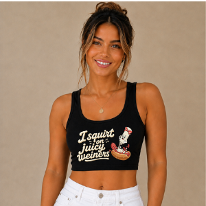🖤 The Essential Crop Tank — Fitted & Customizable