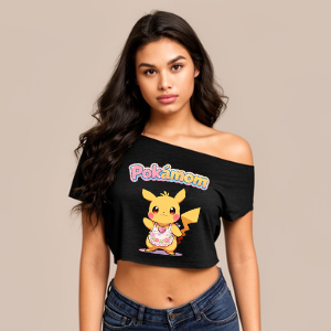 🖤 Off-Duty Crush Crop – Oversized & Unbothered