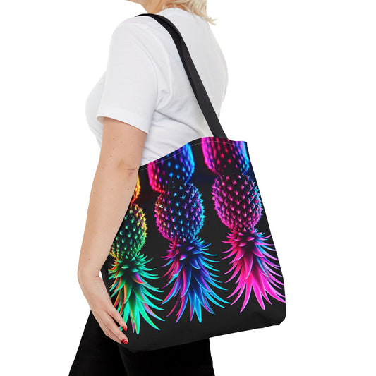 ⚡ Tote Bag – Neon After Dark 🍍⚡
