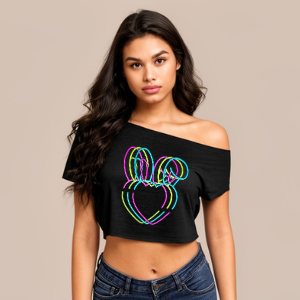 🖤 Off-Duty Crush Crop – Oversized & Unbothered