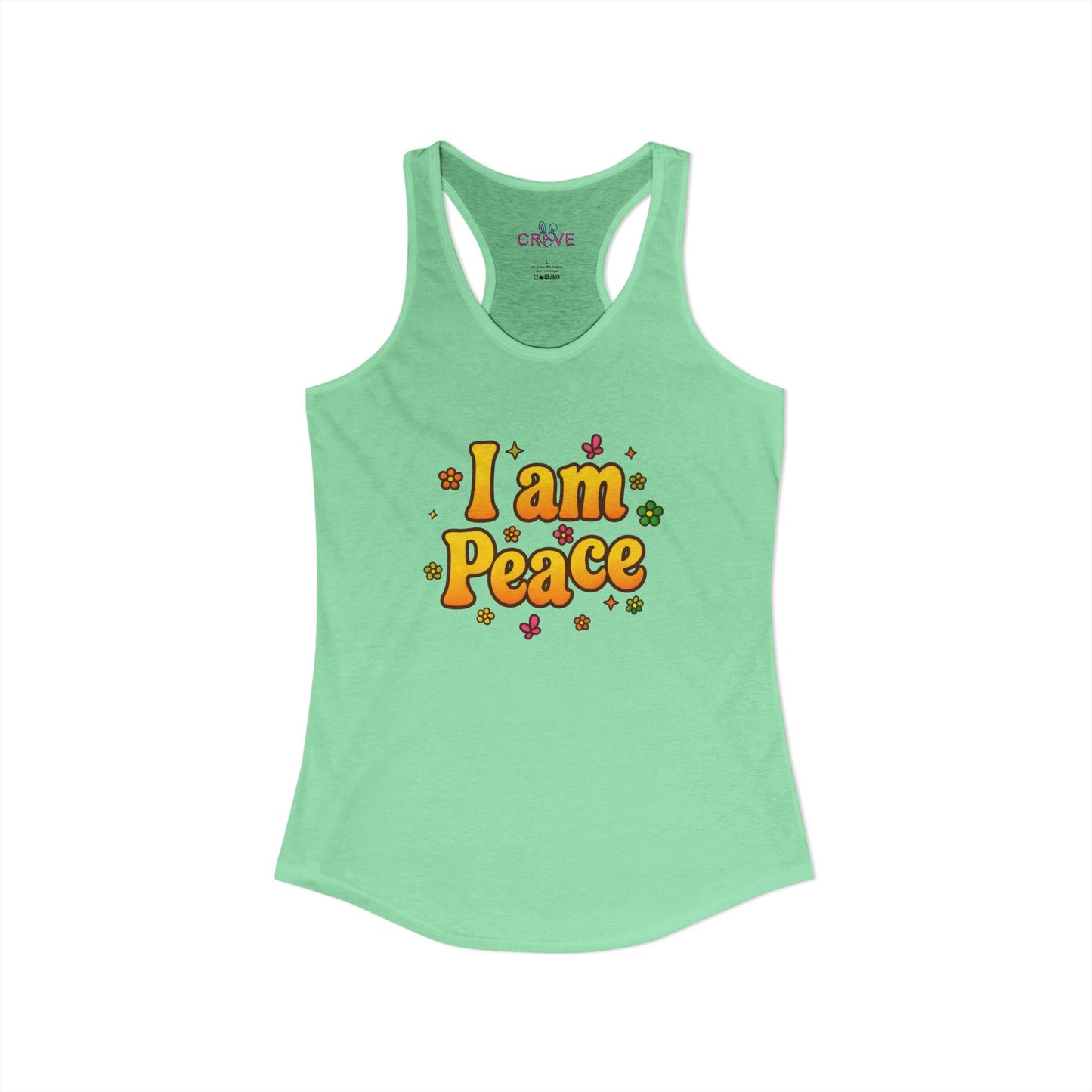 🔥 I'm Peace - Tank top- Groovy Matching Retro Shirt-, bright 70's vibe, Couple shirt