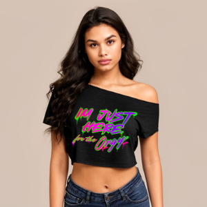 🖤 Off-Duty Crush Crop – Oversized & Unbothered