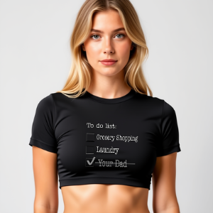 🖤 Second Skin Crop – Snug & Unapologetic