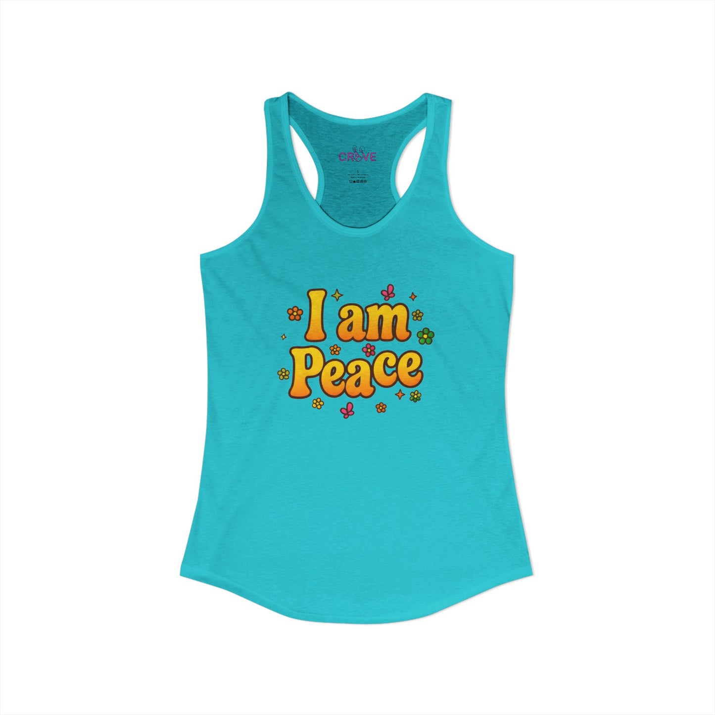 🔥 I'm Peace - Tank top- Groovy Matching Retro Shirt-, bright 70's vibe, Couple shirt