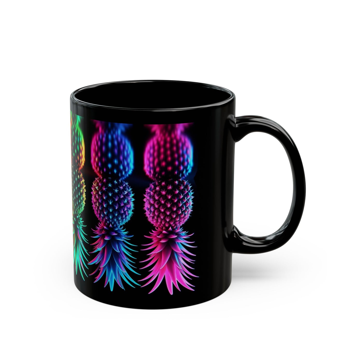 ⚡ Coffee Mug – Neon After Dark 🍍⚡- Perfect Gift