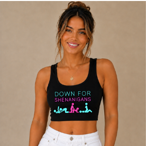 🖤 The Essential Crop Tank — Fitted & Customizable