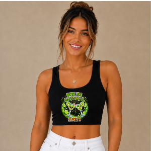 🖤 The Essential Crop Tank — Fitted & Customizable