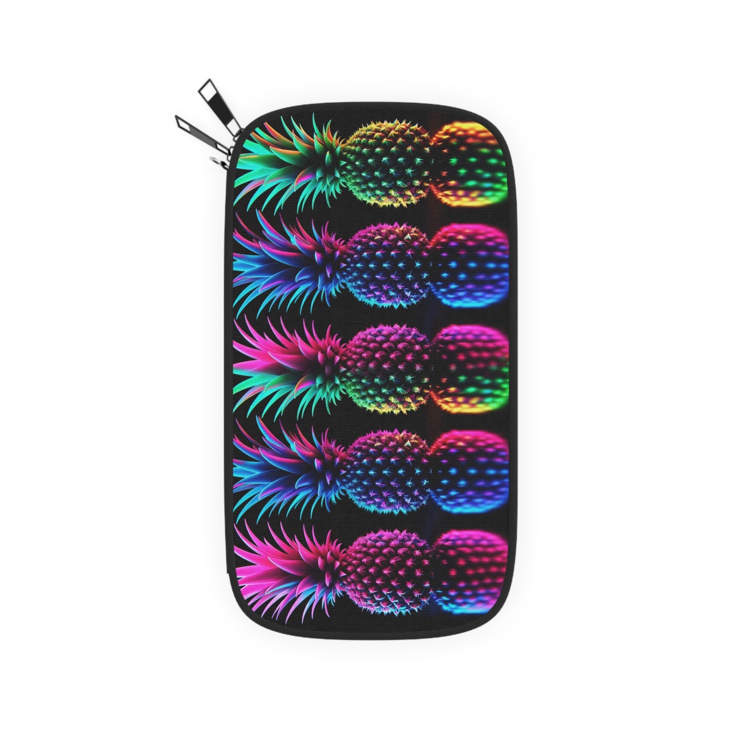 ⚡ Passport Wallet – Neon After Dark 🍍⚡