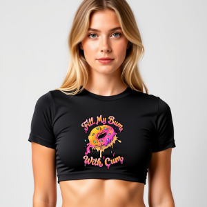 🖤 Second Skin Crop – Snug & Unapologetic