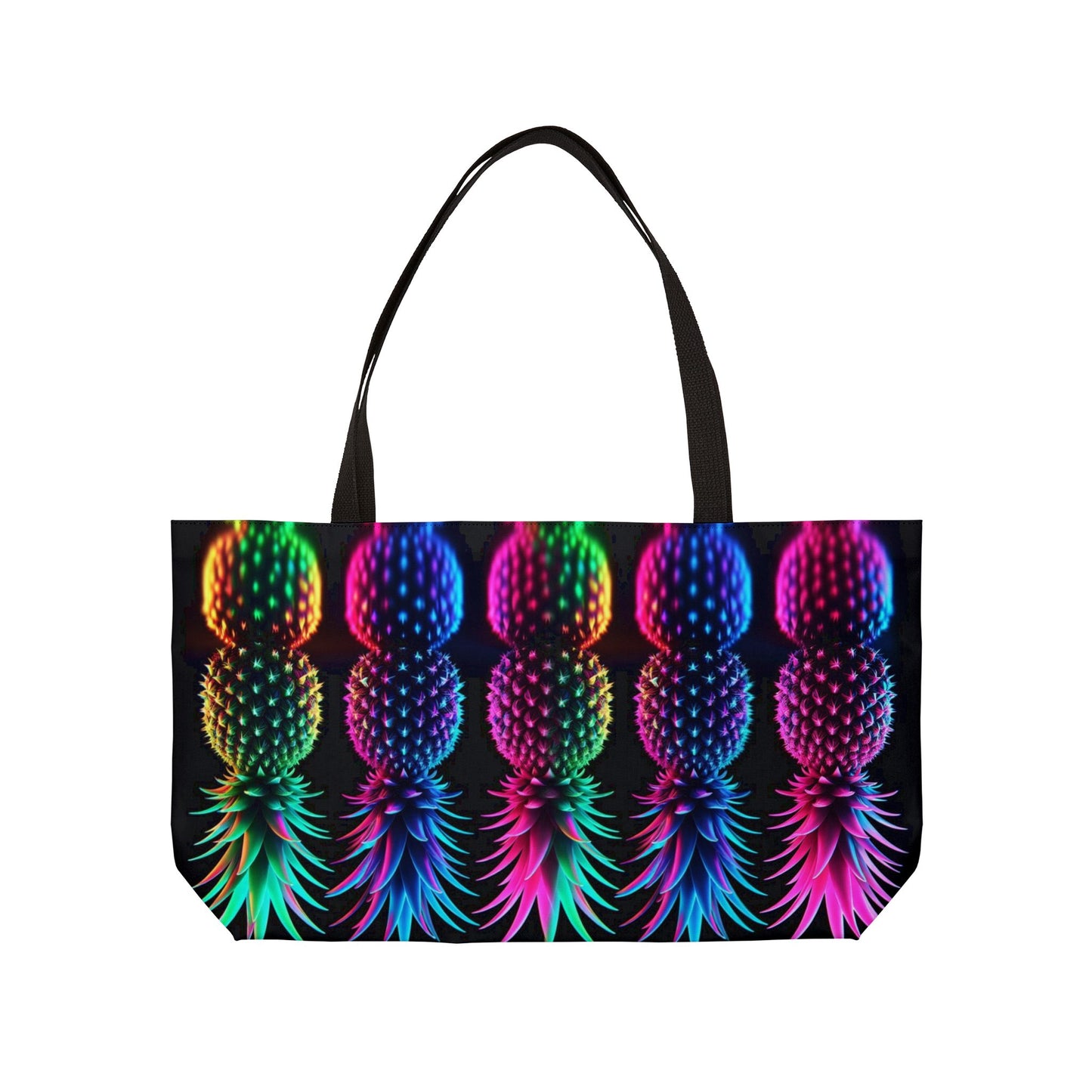⚡ Weekender Tote – Neon After Dark 🍍⚡