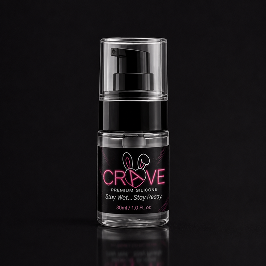 💧CRAVE Premium Silicone Lubricant - Silky Smooth • Ultra-Long Lasting • Waterproof
